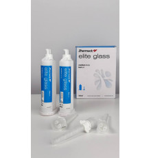 А-Силікон Elite Glass (Еліт Гласс), прозорий А-силікон для створення матриць при роботі з вінірами, 6 насадок, 2*50мл, С401610 Zhermack