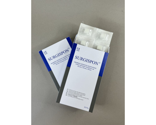 Surgispon (Сургиспон) гемостатическая губка, 10*10*10мм, 32 шт., 450621 Aegis Lifesciences